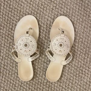 Jack Rogers White Sandals Size 7